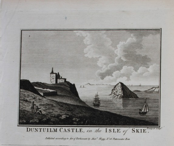 Alex Hogg - Duntuilm Castle, Isle of Skie, Scotland 1786