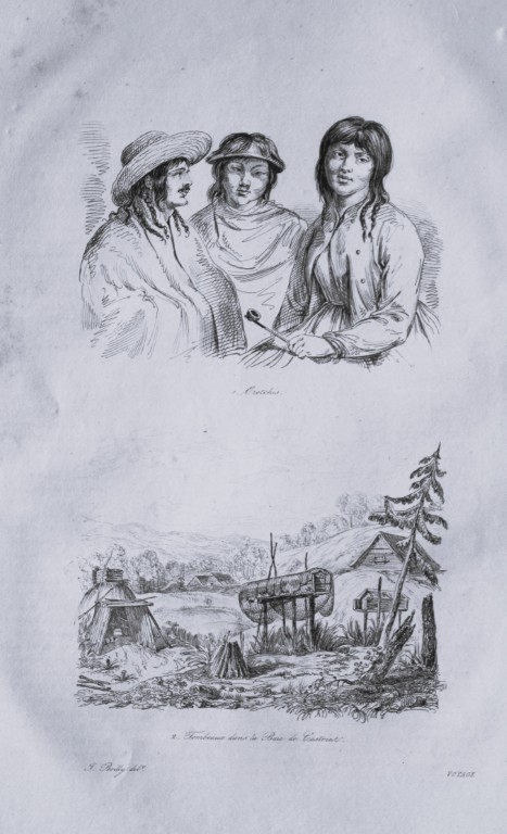 Julien Boilly - Engraving of People and  Views in Asia 1839
