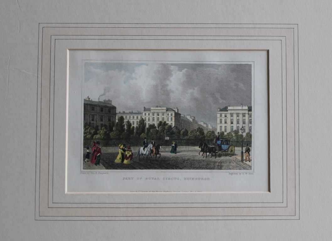 T Shepherd - Royal Circus, Edinburgh engraved by W Bond 1829