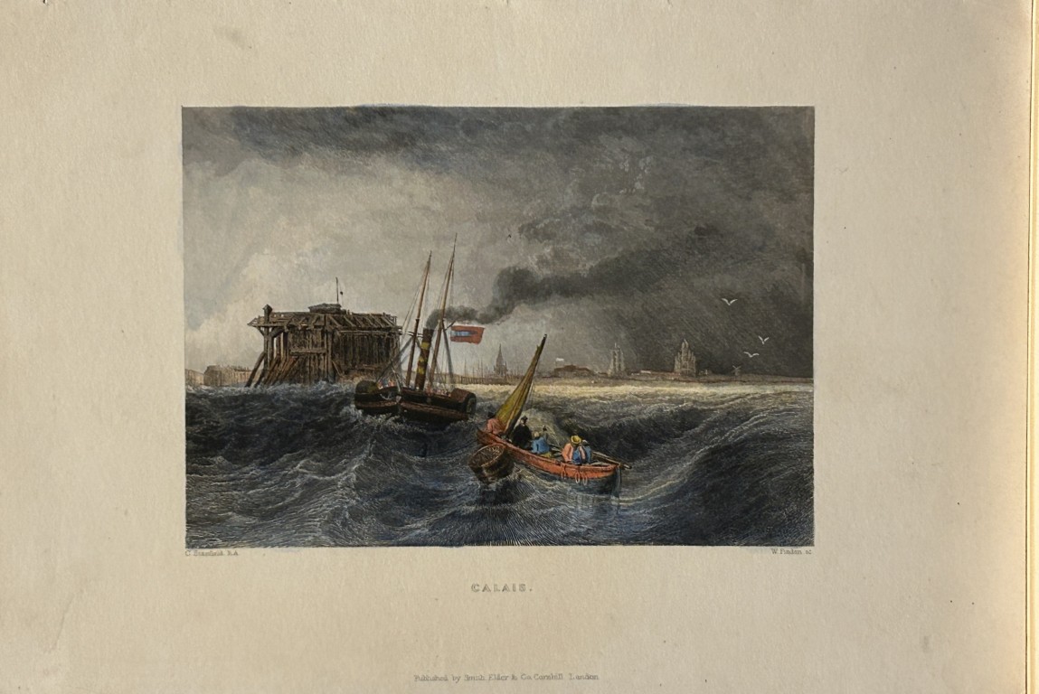 C Stanfield -  Calais, France engraved by W Finden 1847