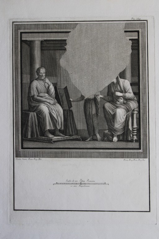Giovanni Morghen - Antiquities of Herculaneum engraving 1752