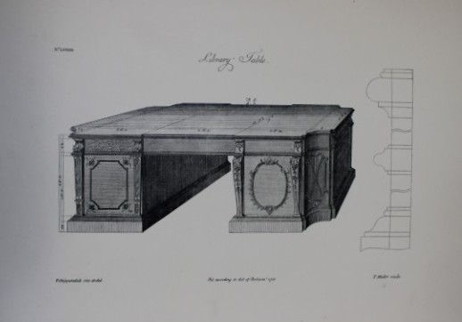 Thomas Chippendale - Original engraving of  1762