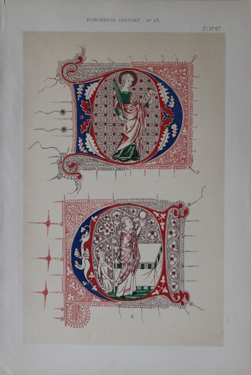 Tymms and Digby Wyatt - Chromolithograph from the Art of Illuminating 1860