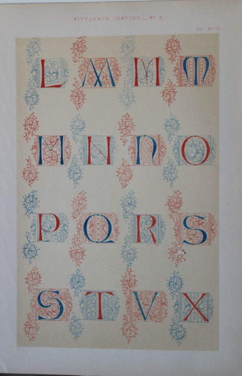 Tymms and Digby Wyatt - Chromolithograph from the Art of Illuminating 1860