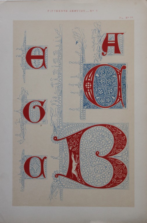Tymms and Digby Wyatt - Chromolithograph from the Art of Illuminating 1860