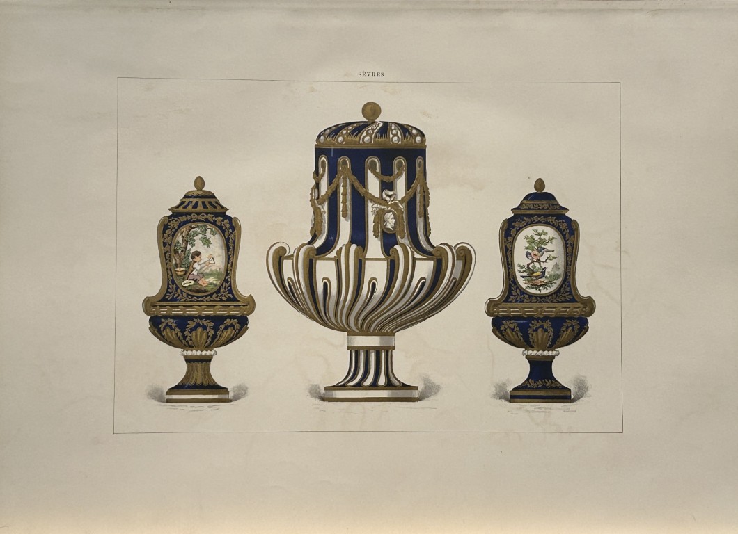Edouard Garnier - Beautiful print of Soft Porcelain of Sevres 1892