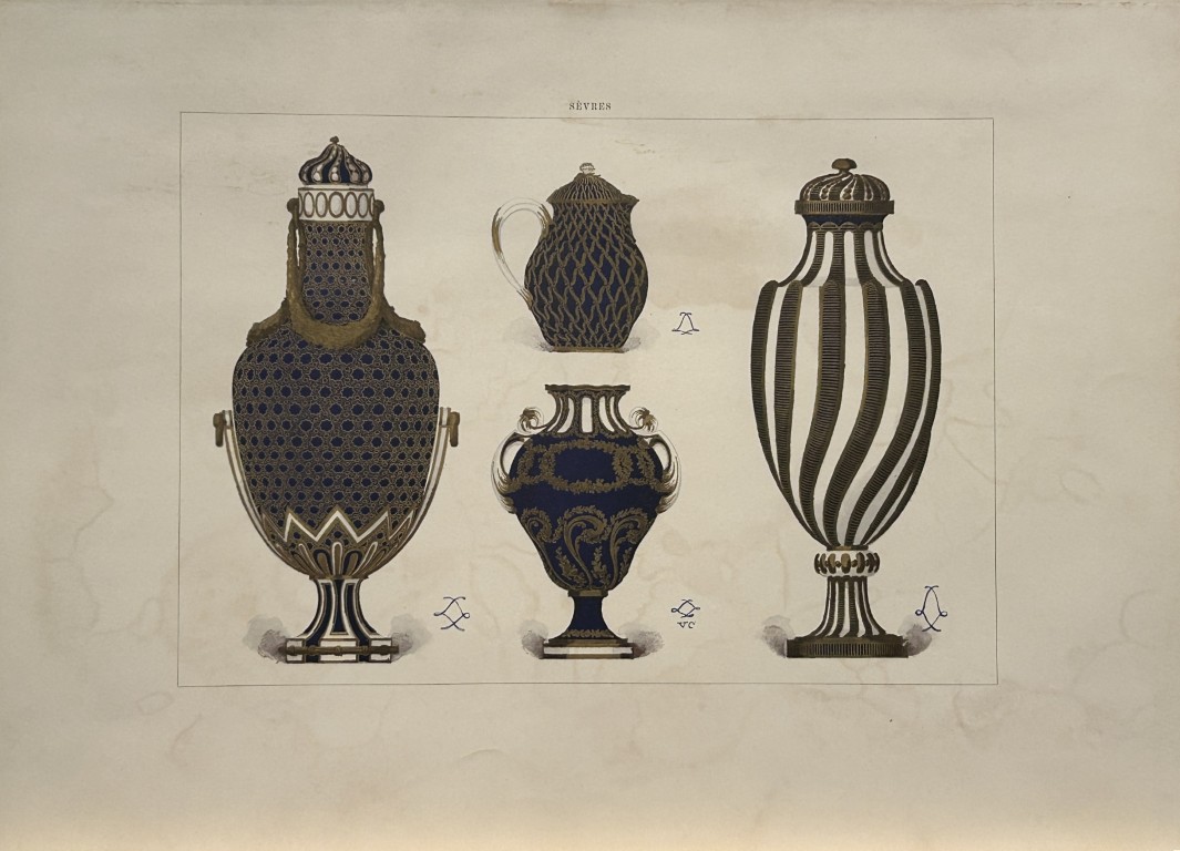 Edouard Garnier - Beautiful print of Soft Porcelain of Sevres 1892
