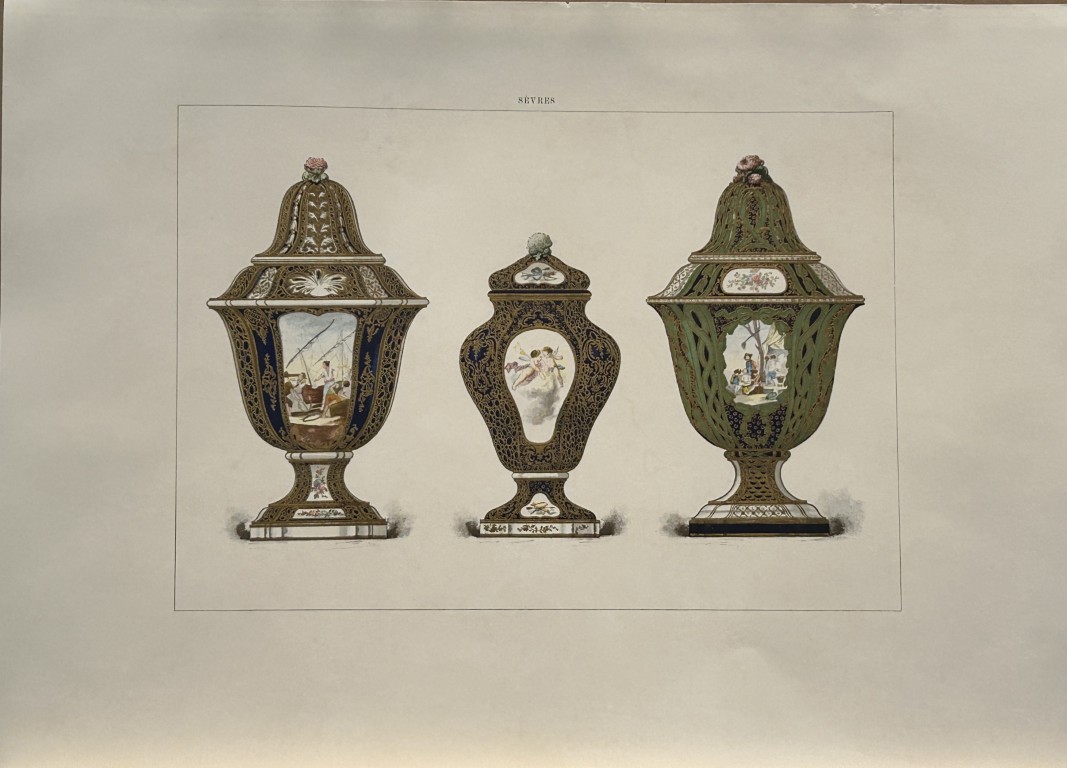 Edouard Garnier - Beautiful print of Soft Porcelain of Sevres 1892