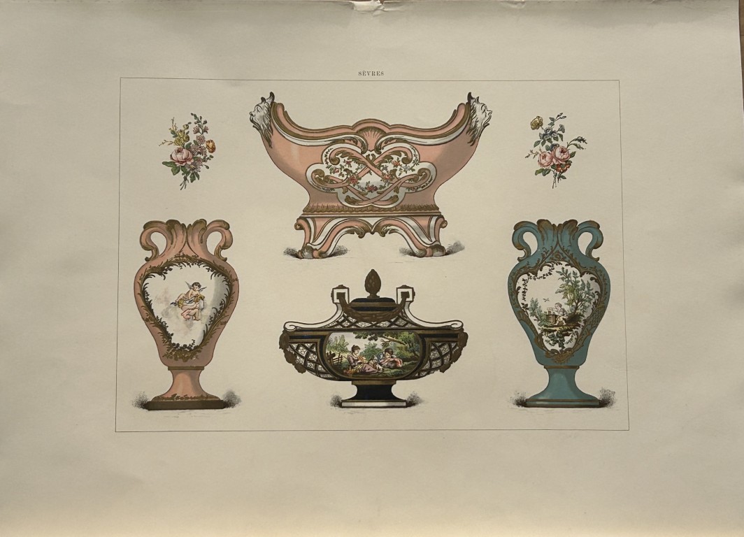 Edouard Garnier - Beautiful print of Soft Porcelain of Sevres 1892