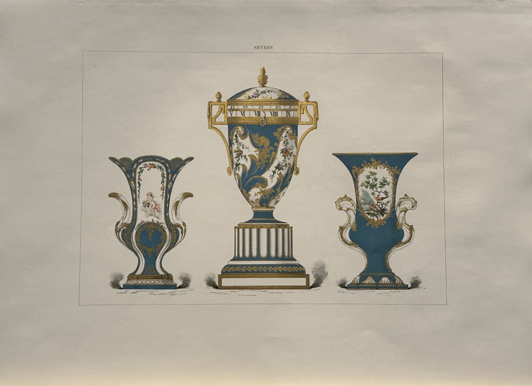 Edouard Garnier - Beautiful print of Soft Porcelain of Sevres 1892