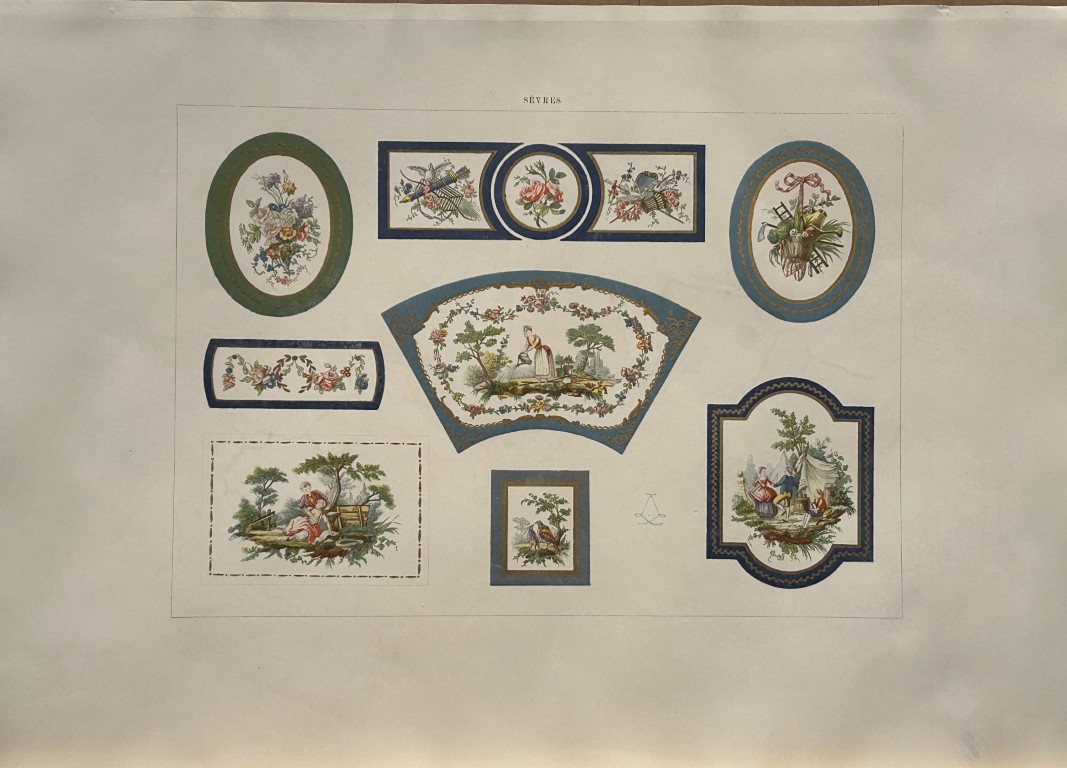 Edouard Garnier - Beautiful print of Soft Porcelain of Sevres 1892