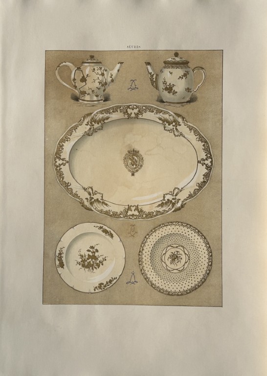 Edouard Garnier - Beautiful print of Soft Porcelain of Sevres 1892