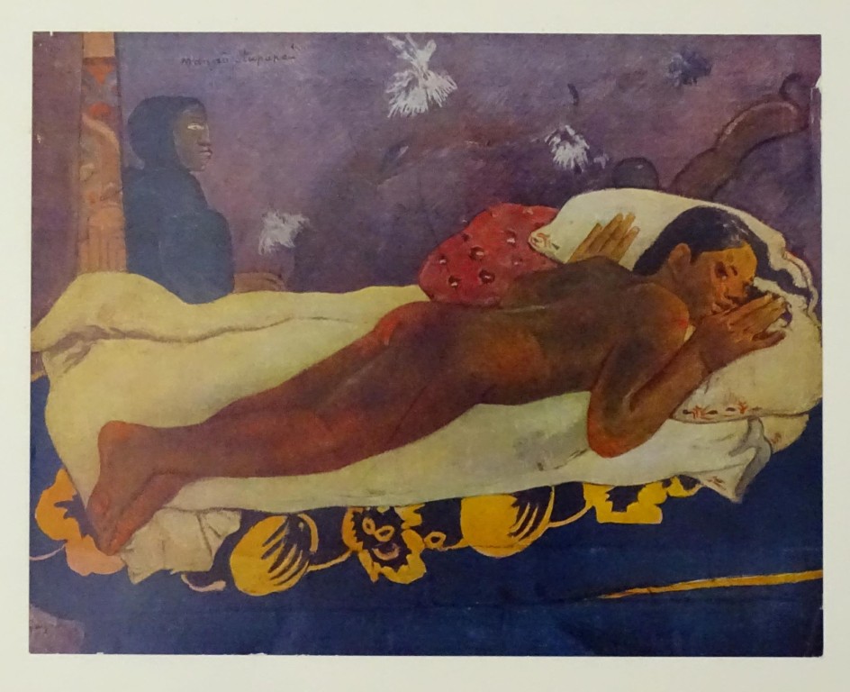 Paul Gaugin - Vintage lithograph of Spirit of the Dead Watching