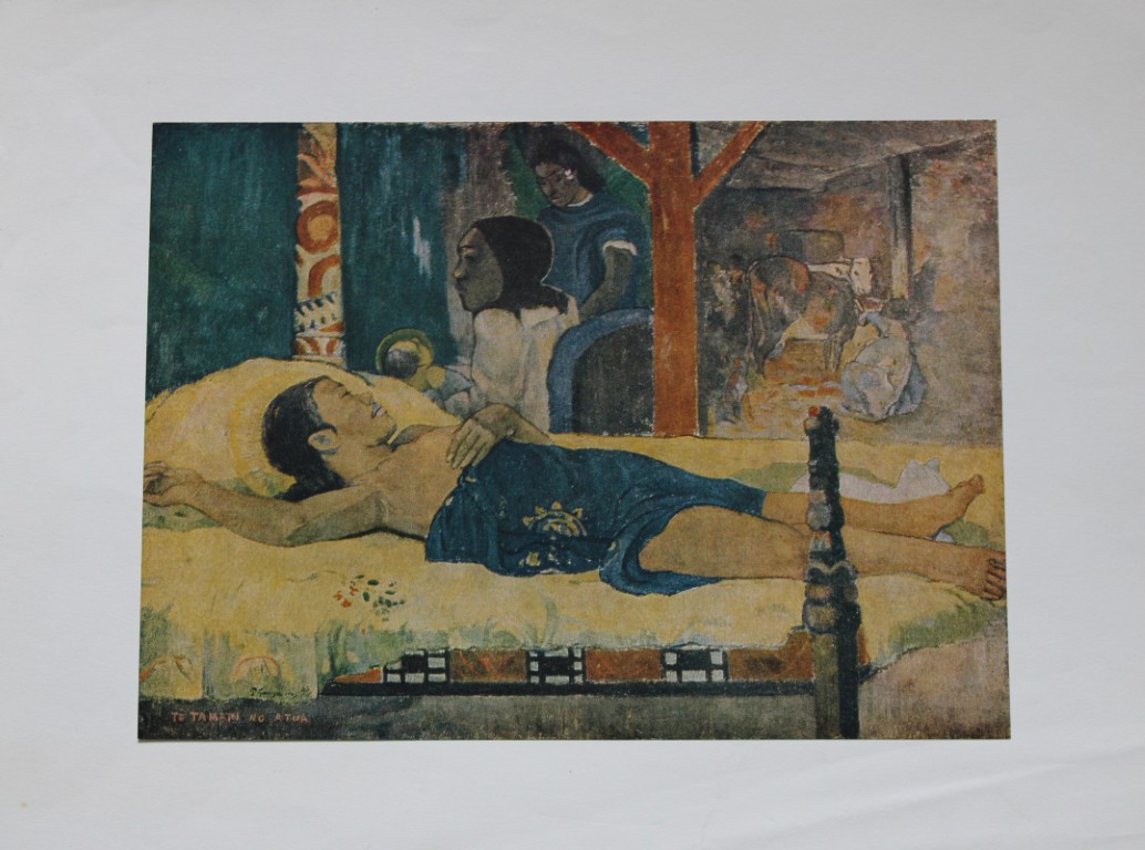 Paul Gaugin - Vintage lithograph of The Birth of Christ
