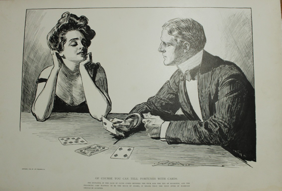 Charles Dana Gibson - 5 prints from Americans 1900