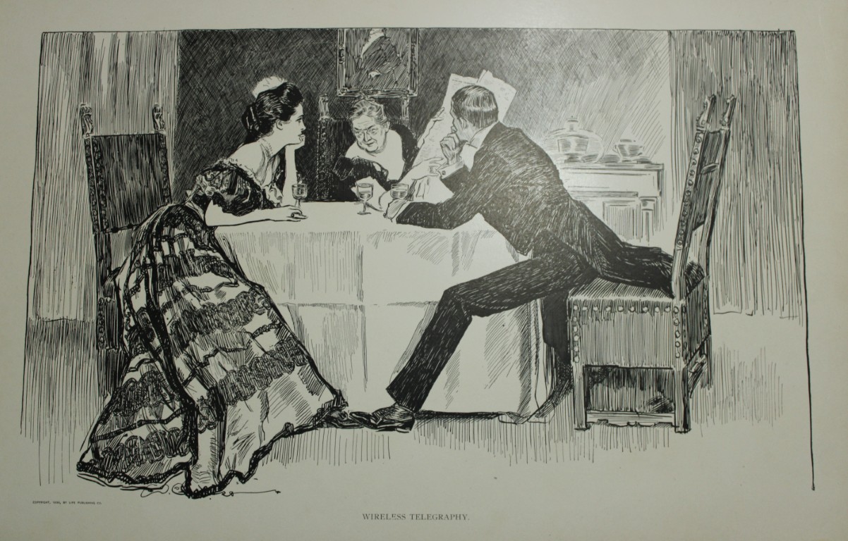 Charles Dana Gibson - 5 prints from Americans 1900