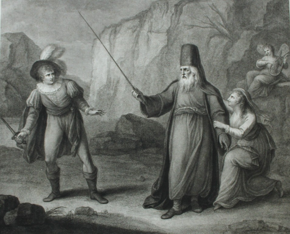 Henry Bunbury - Prospero disarming Ferdinand 1792
