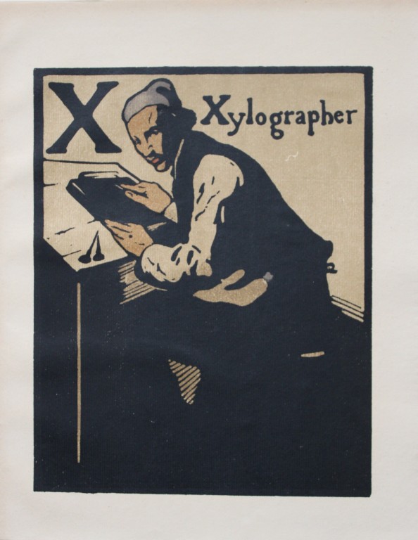 William Nicholson - X is for Xylographer 1898
