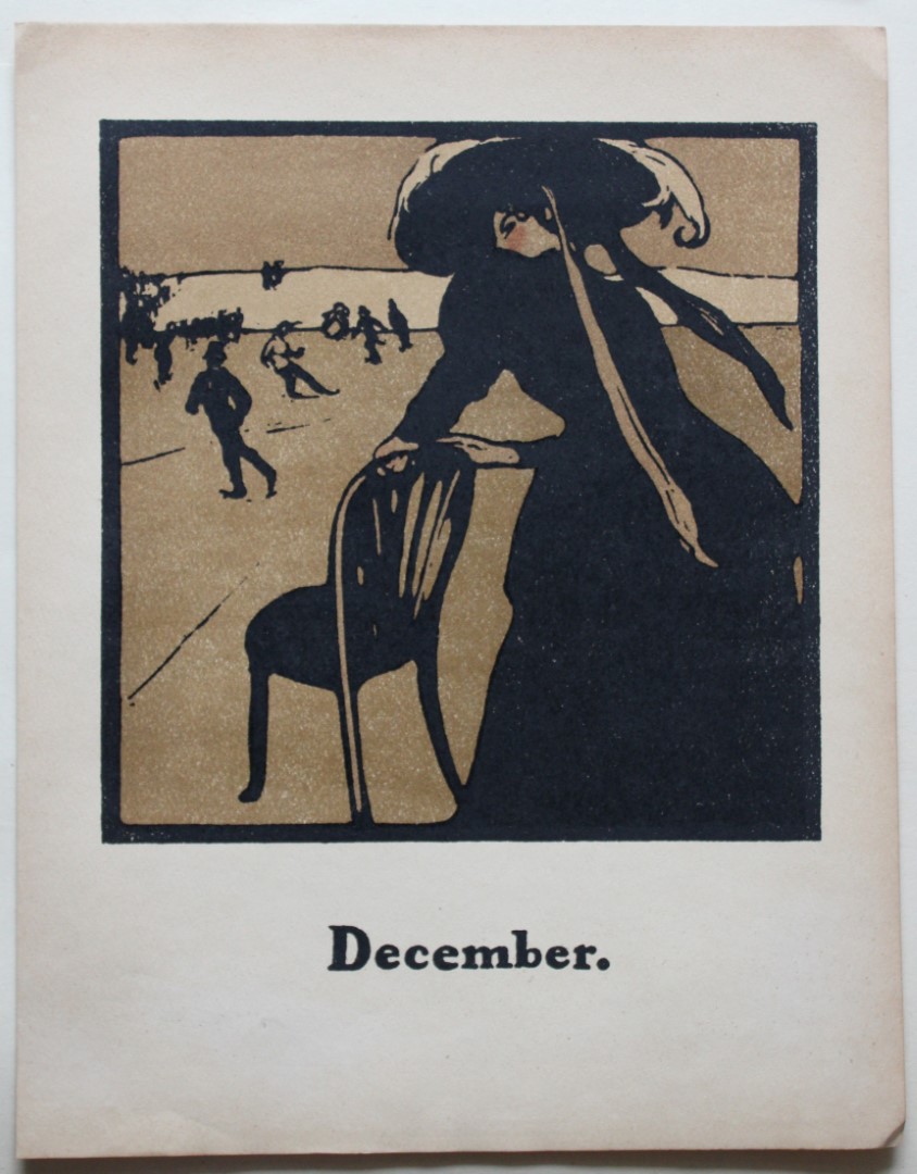 William Nicholson - December Skating 1898