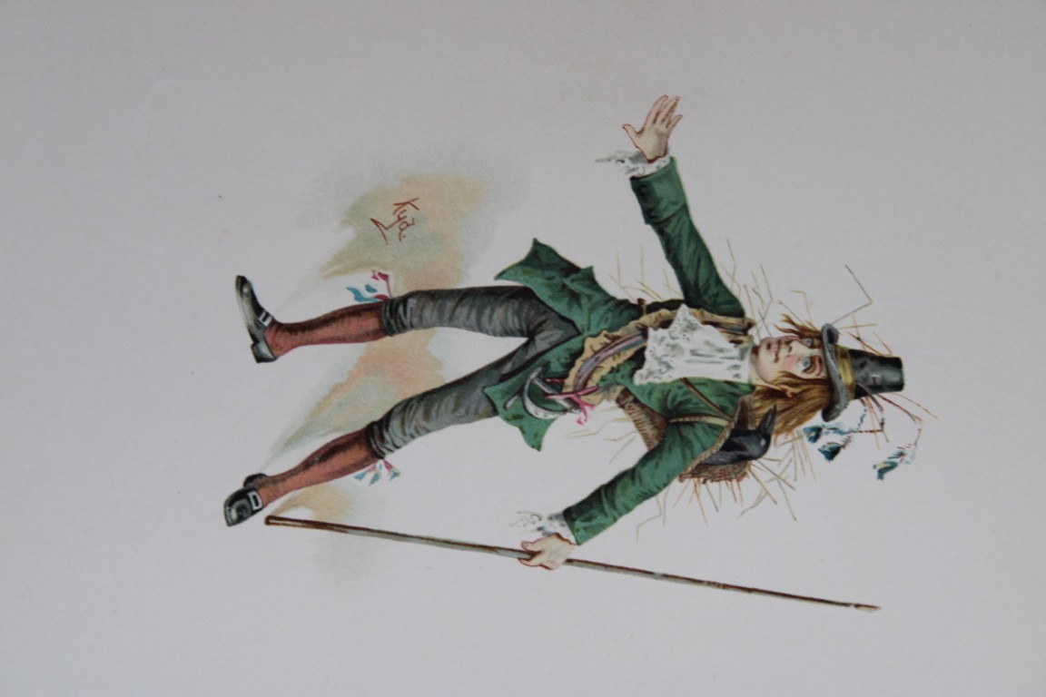 Clayton Clarke (Kyd) - Print of Barnaby Rudge, Dickens character 1892