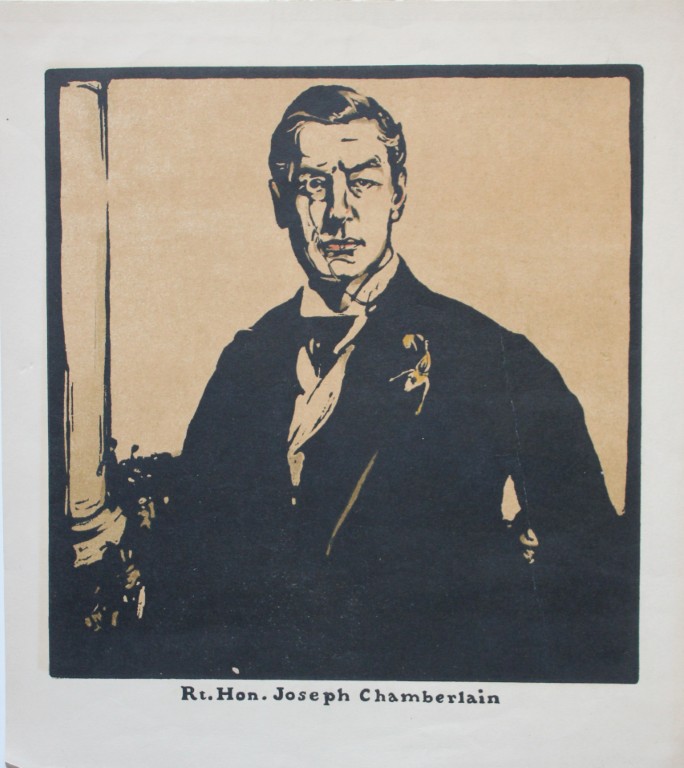 William Nicholson - Rt Hon Joseph Chamberlain 1901