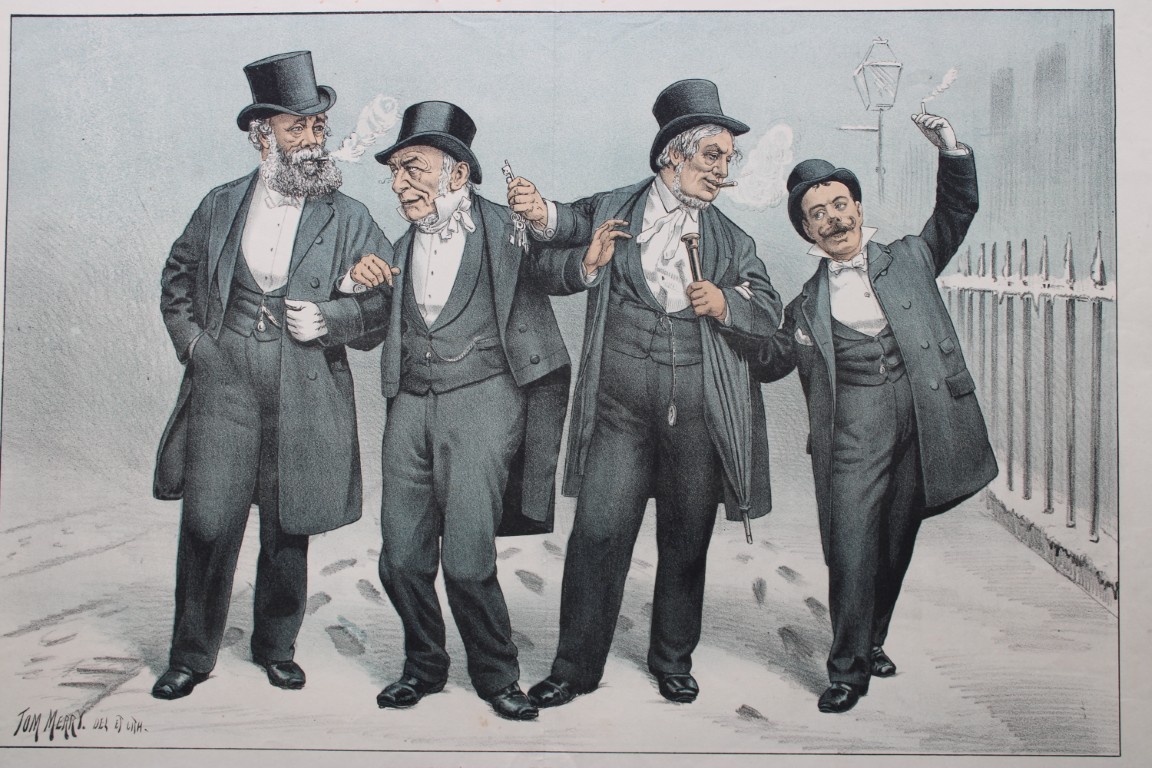 Tom Merry political cartoon - Christmas brings Union 1887