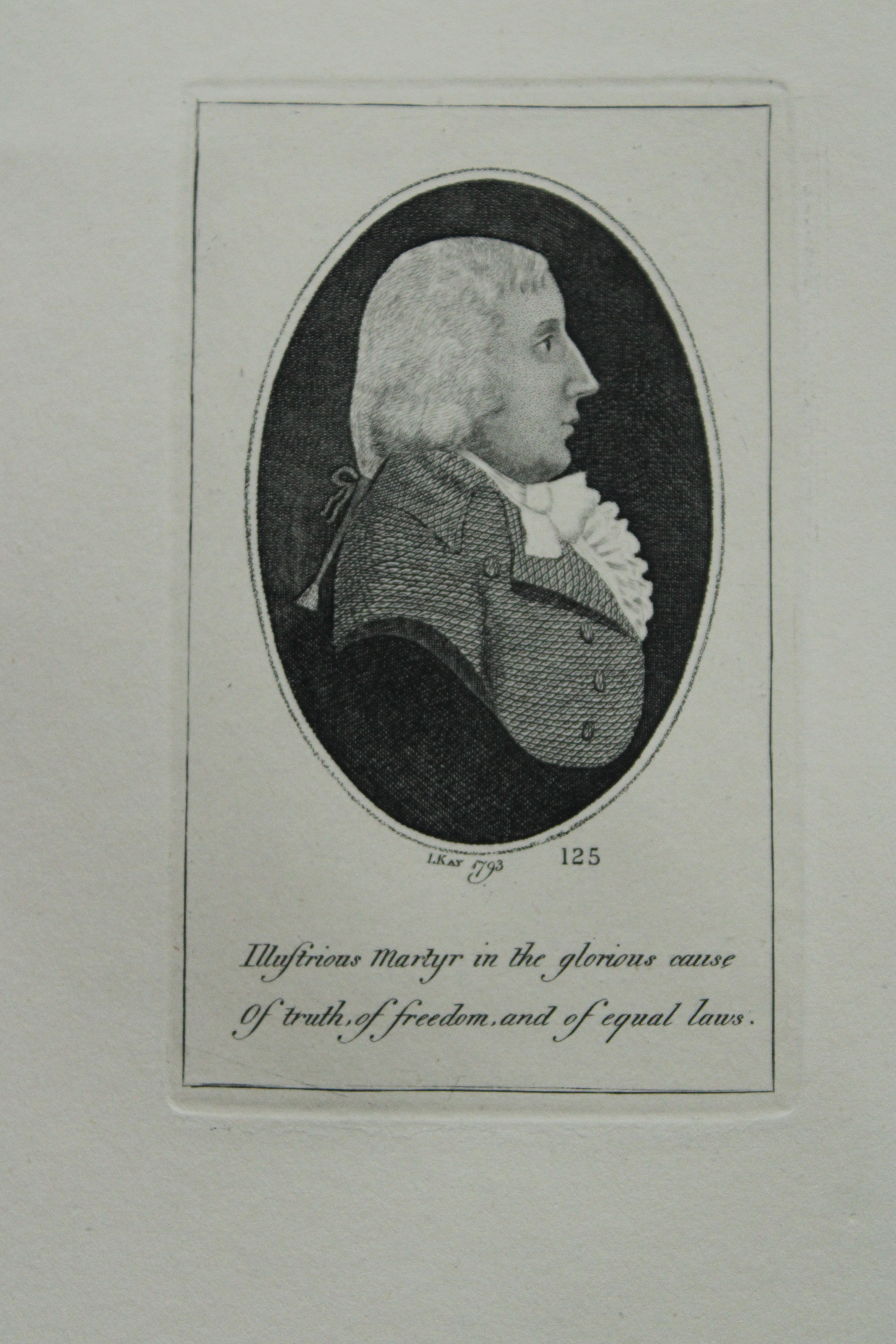 John Kay - Etching of Thomas Muir 1877