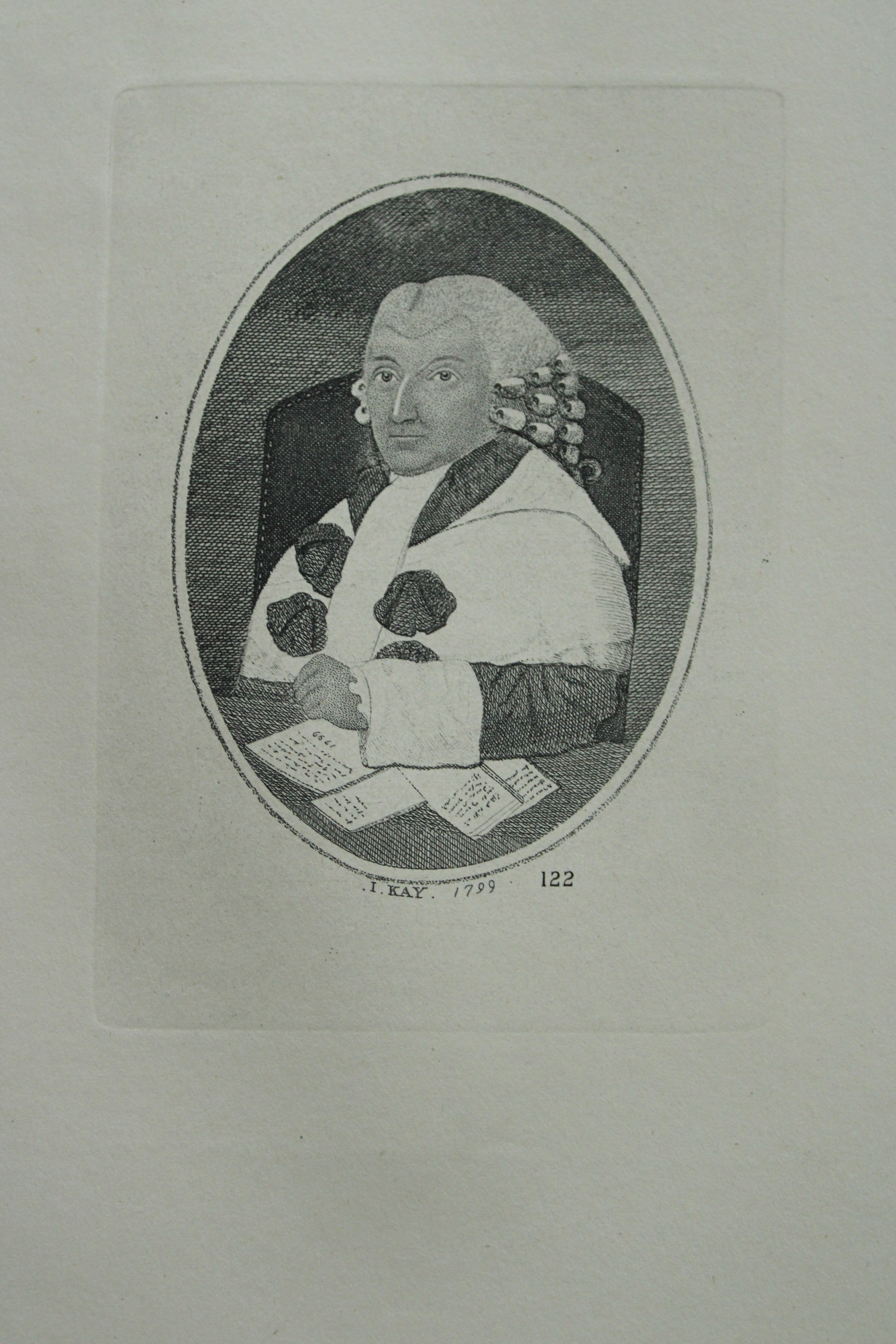 John Kay - Etching of Lord Craig 1877