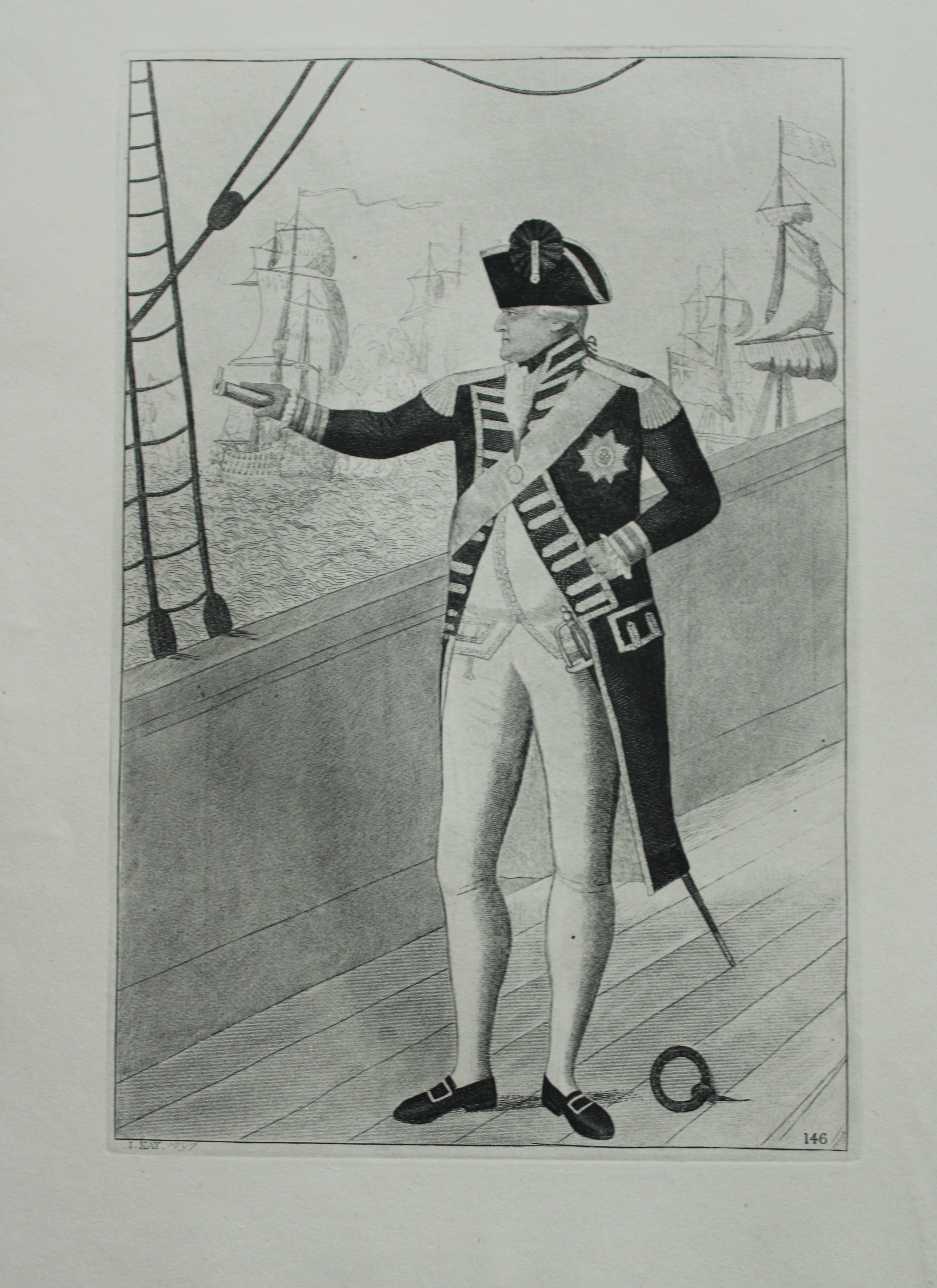John Kay - Etching of Admiral Duncan 1877
