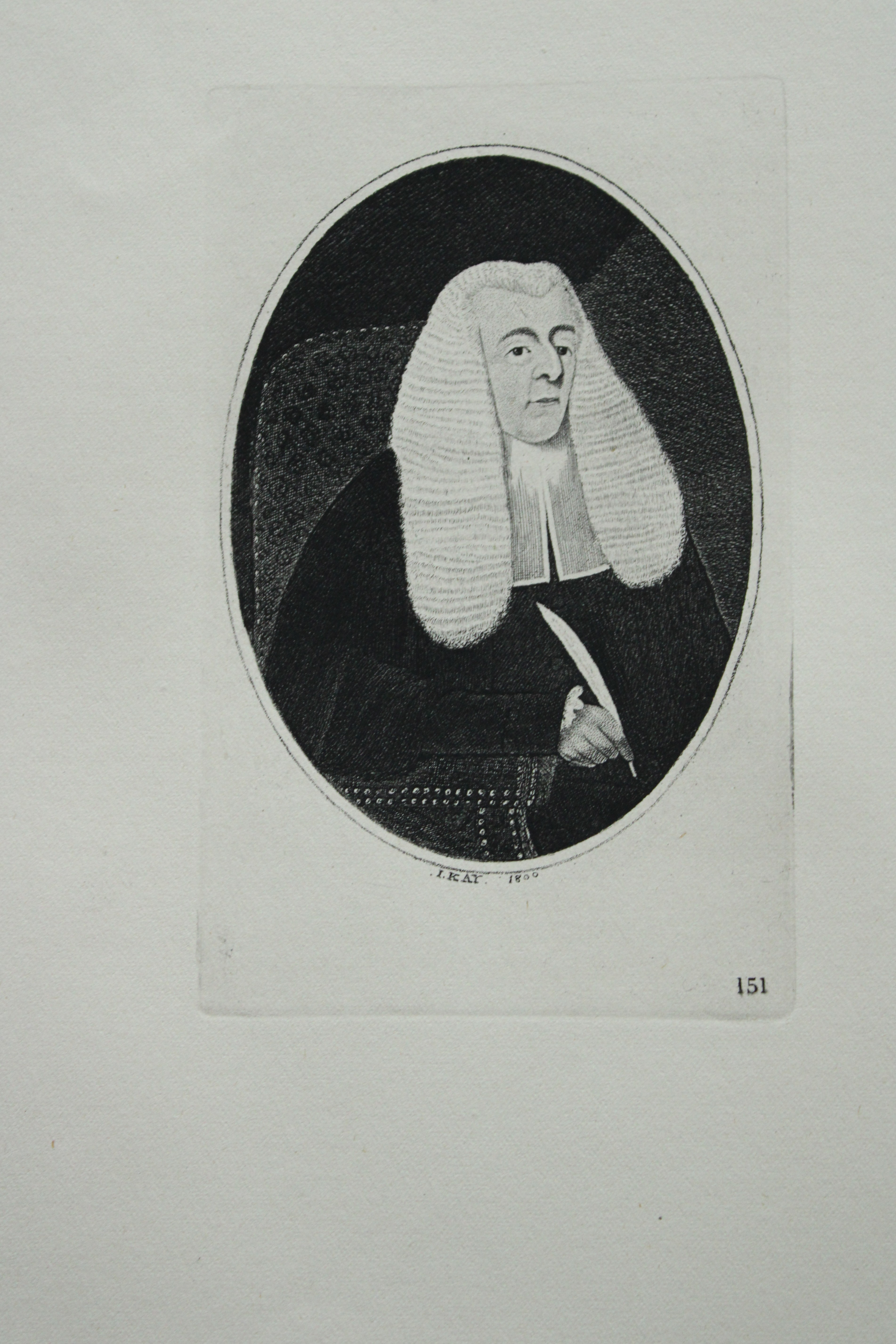 John Kay - Etching of Lord Loughborough, High Chancellor 1877