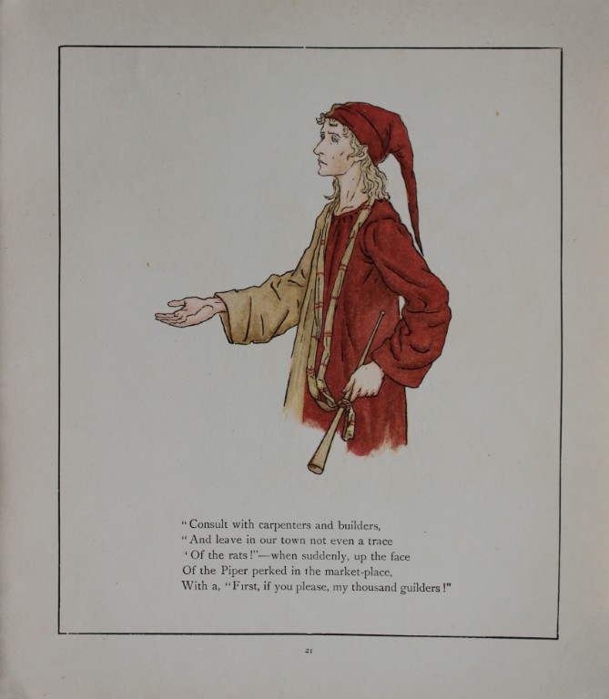 Kate Greenaway - The Pied Piper of Hamelin 1905