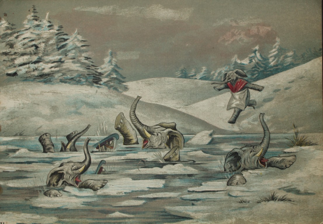 N Parker - Print from The Lays of the Grays 1909
