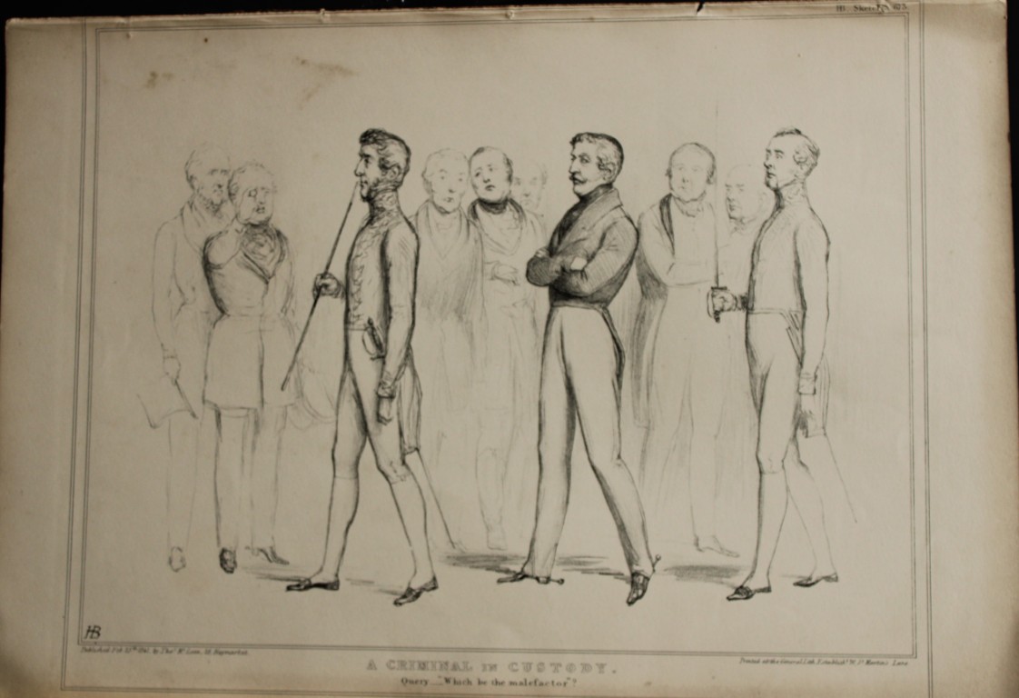 John Doyle (HB) - Original engraving from Political Sketches 1830-1840