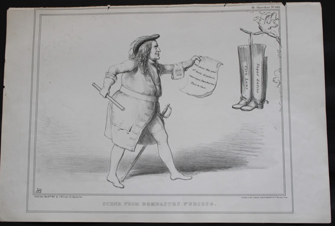 John Doyle (HB) - Original engraving from Political Sketches 1830-1840