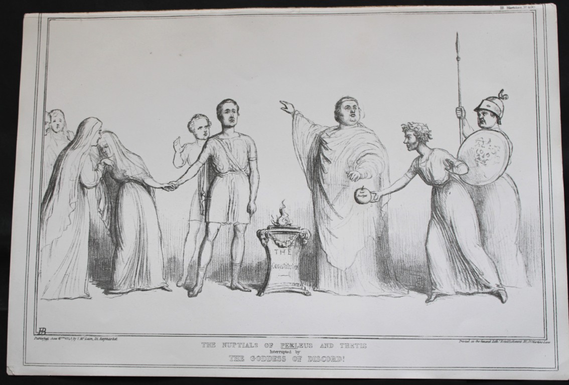 John Doyle (HB) - Original engraving from Political Sketches 1830-1840