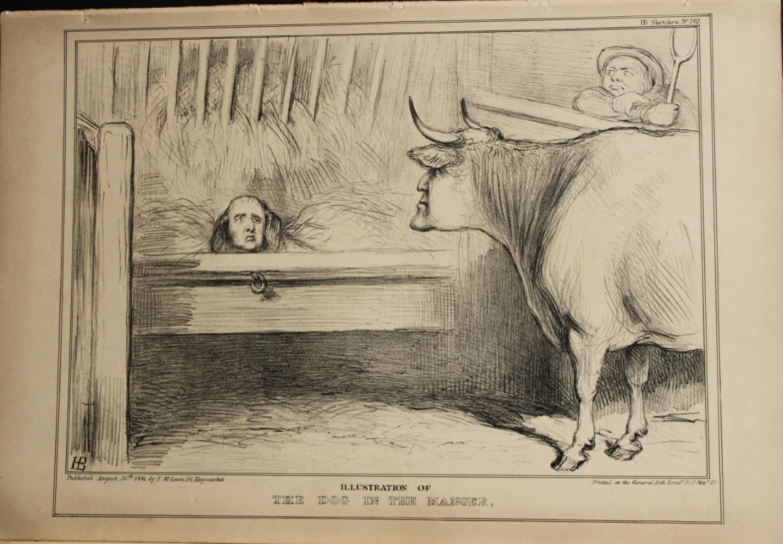 John Doyle (HB) - Original engraving from Political Sketches 1830-1840