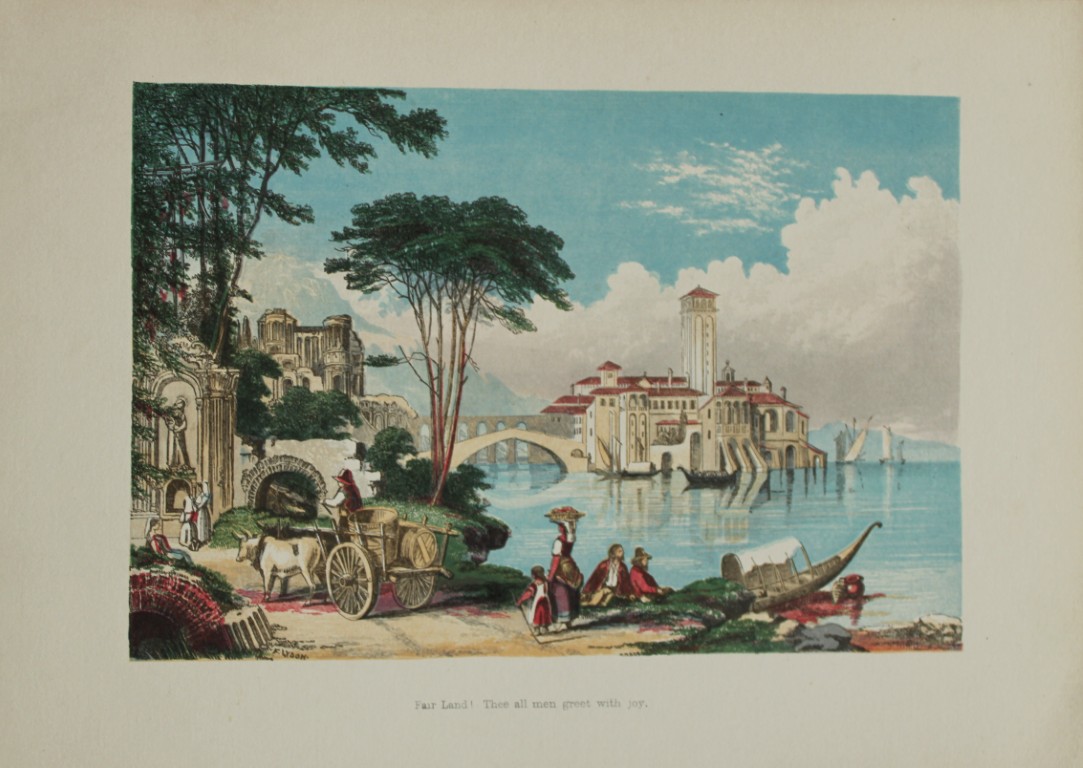 AF Lydon - After leaving Italy (Wordsworth) from Gems from the Poets 1860