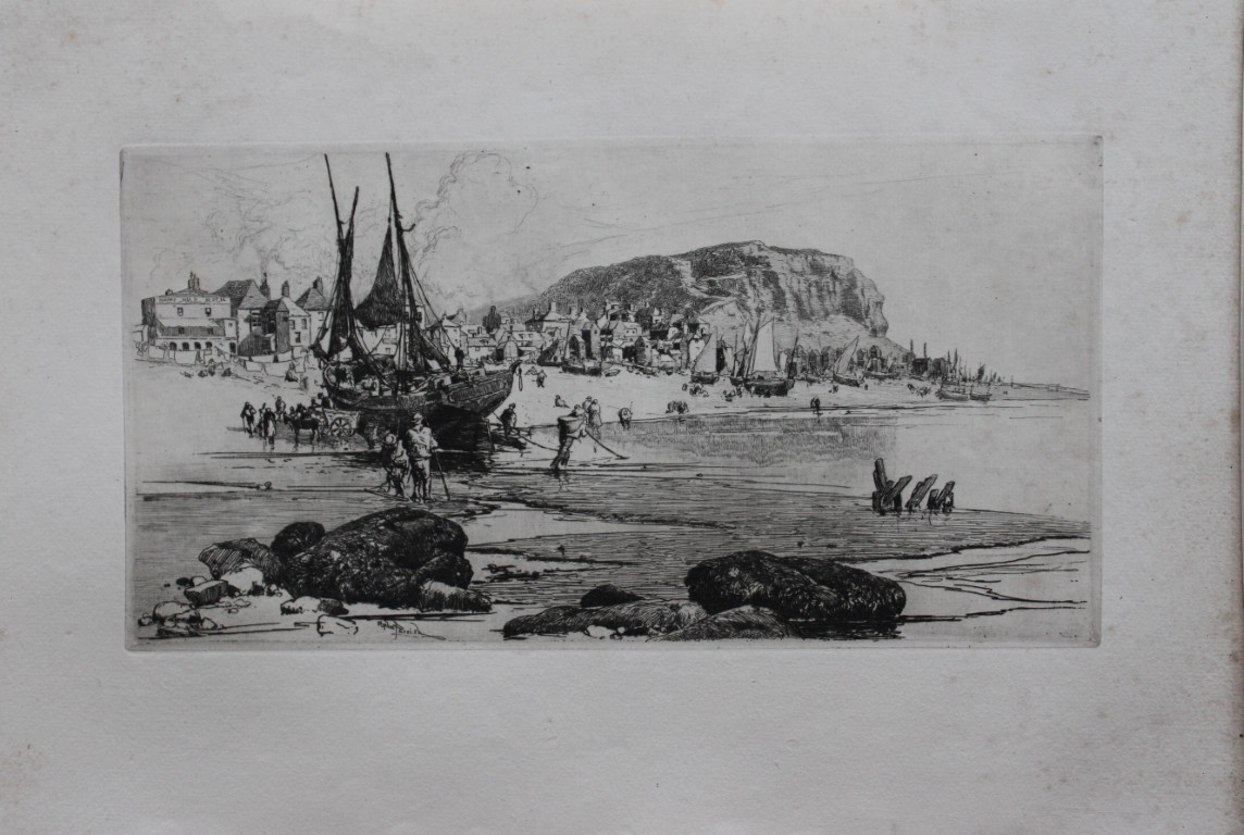 Hastings by Stephen Parrish 1885.