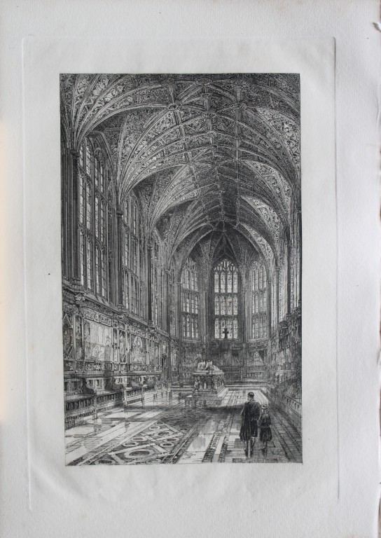 Interior of the Memorial Chapel, Windsor by Herbert Railton 1885