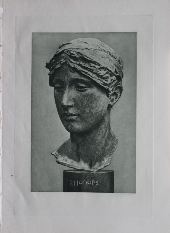 Rhodope, the Water Nymph by  Harry Bates engraved by Dujardin 1885