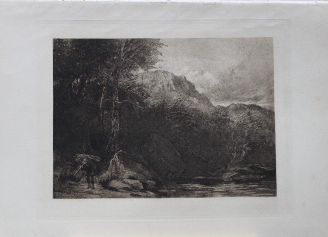 Bettws Y Coed by G Cox engraved by Dujardin 1884