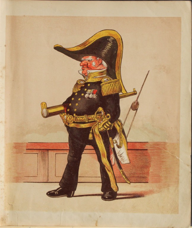 Capt Seccombe - Engraving of The Admiral 1870