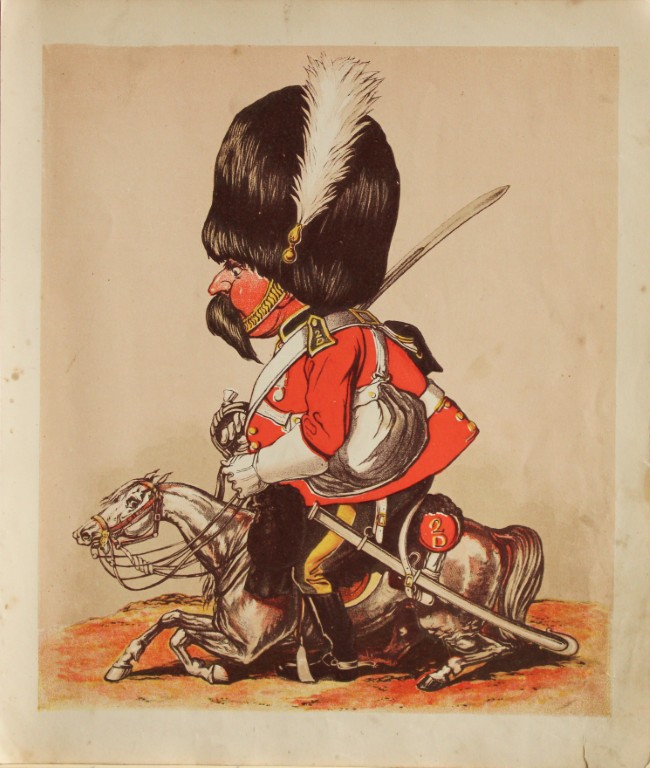 Capt Seccombe - Engraving of The Dragoon 1870