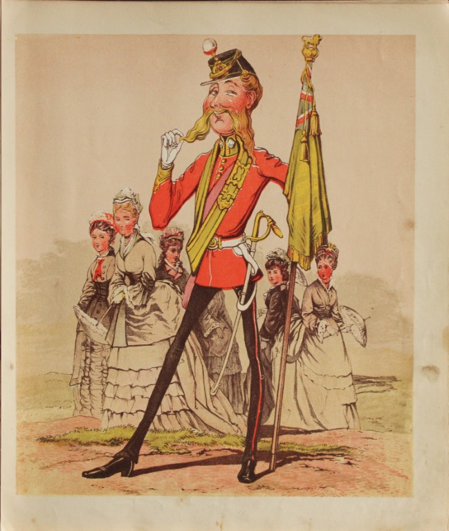Capt Seccombe - Engraving of The Ensign 1870