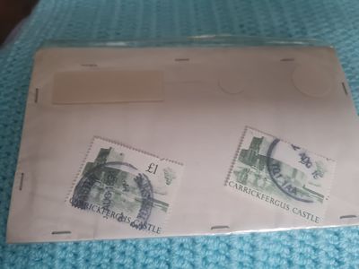 Carrickfergus stamps x 2