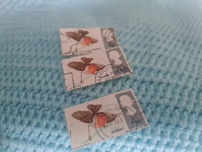 Robin stamps x 3
