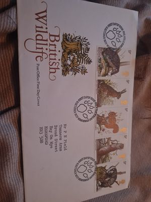 British wildlife 1st day cover