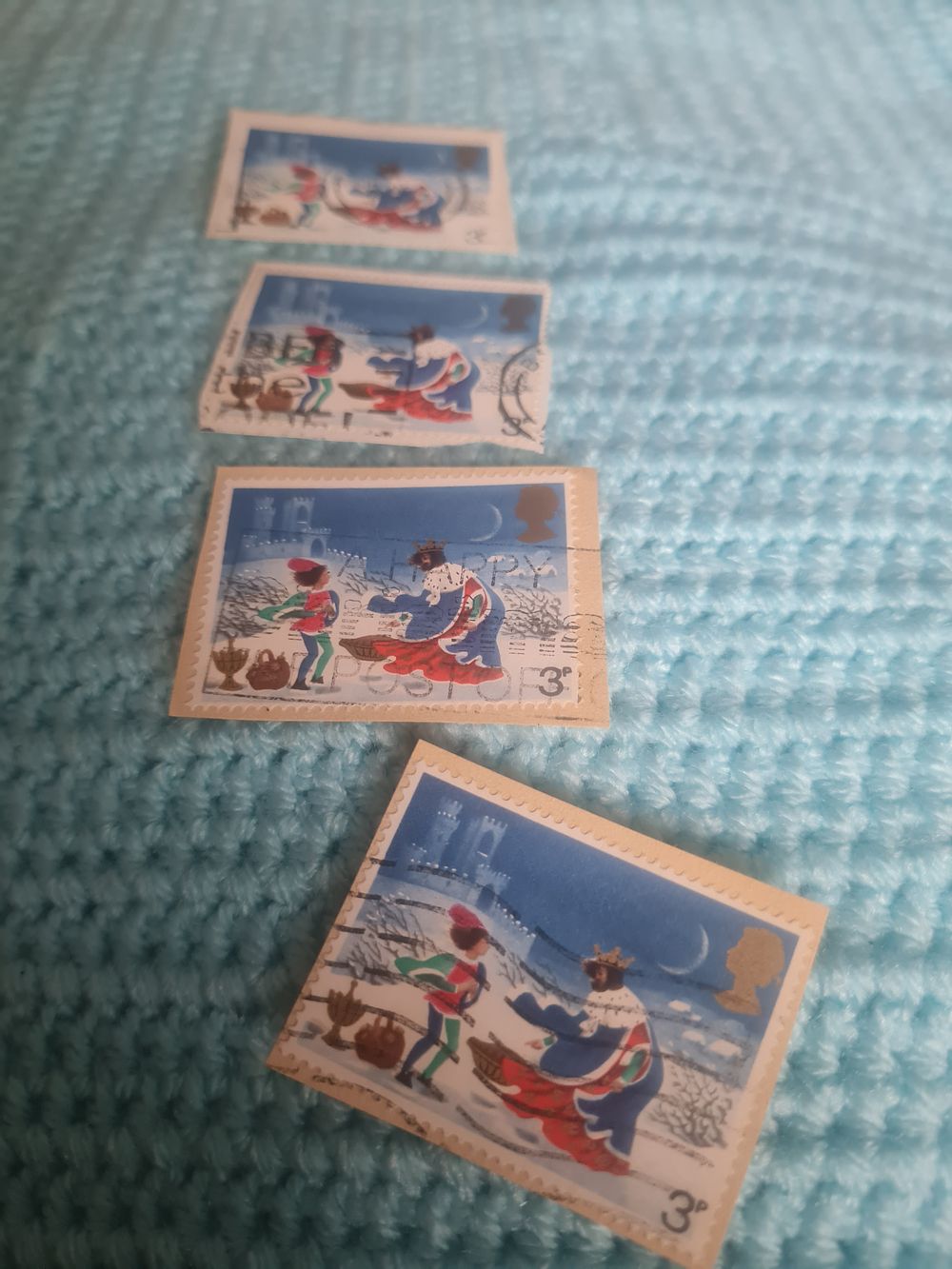 Lot 176: Vintage king stamps