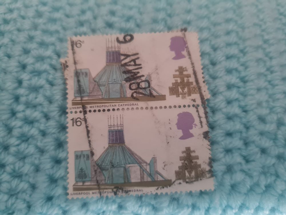 Lot 185: Liverpool metropolitan cathedral stamps