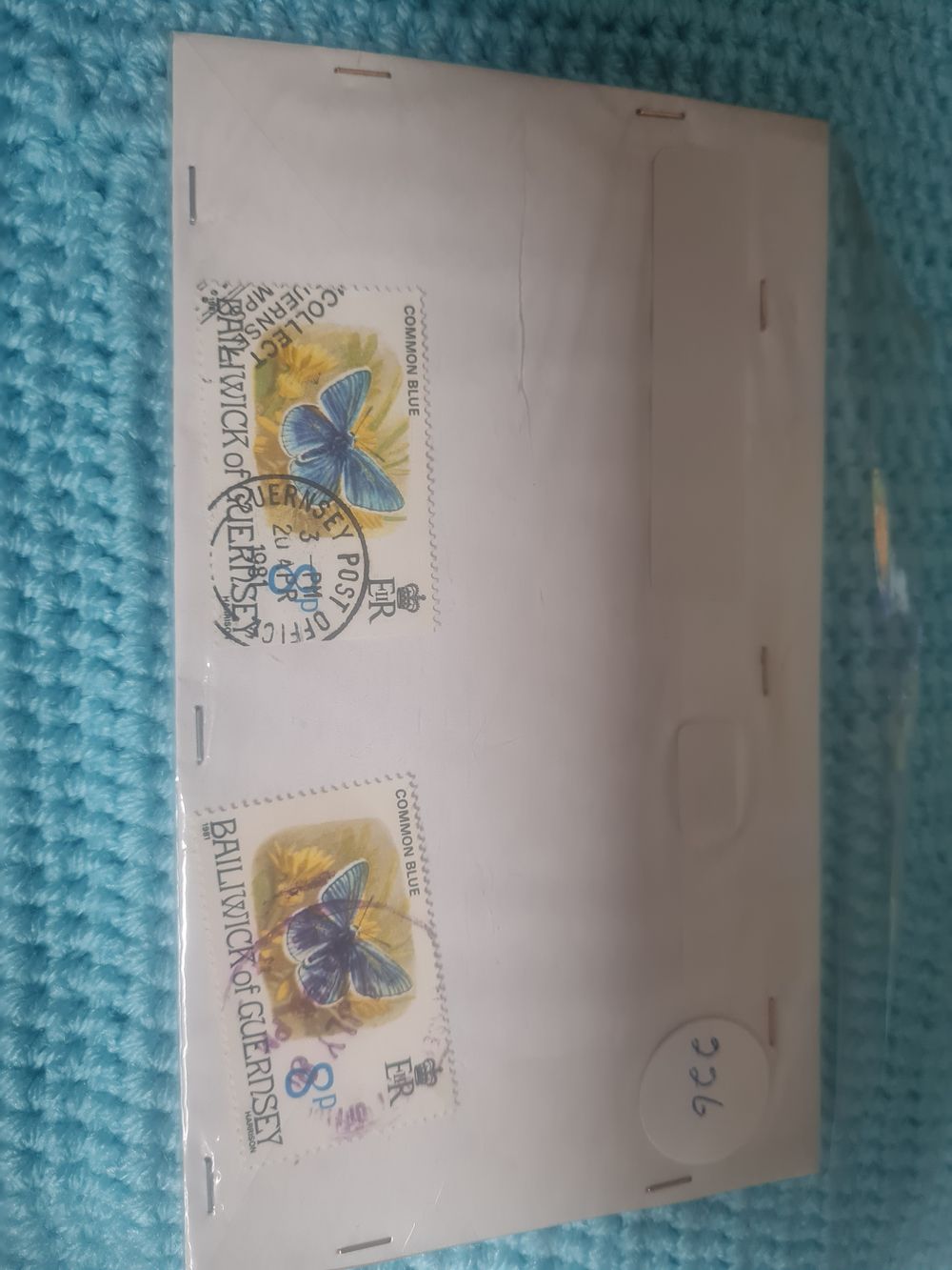 Lot 191: Common blue stamps